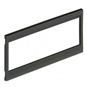 Bticino plate 6 modules Livinglight anthracite...