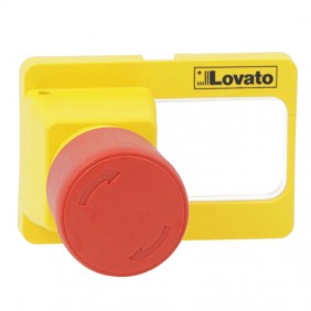 Botón de parada de LOVATO emergencia IP65...