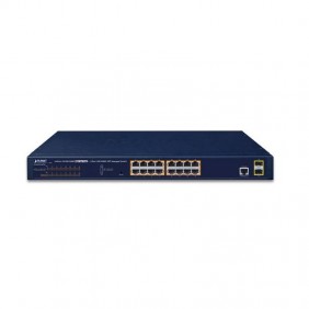 Commutateur GS421016P2S 16 ports Ethernet PoE...