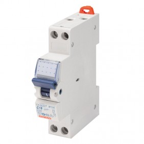 Interruttore Magnetotermico Gewiss 16A 1P+N 6KA...