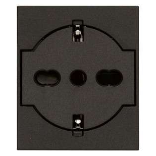 Toma De Corriente Marco Aluminio MARCO MÍNIMO ENCHUFES CLEAN 2