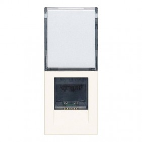 Vimar Linea RJ45 Data Socket with Netsafe Cat....