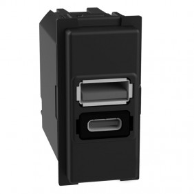 Bticino Living Now USB Socket Type A and C 1M...