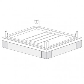 Bticino MAS Inspectable plinth for HDX 350X600...