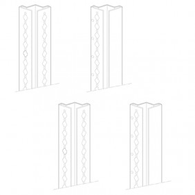 Montanti Bticino per armadi HDX MAS altezza...