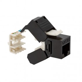 Vertical grip Fanton RJ45 CAT.5E UTP black 23700