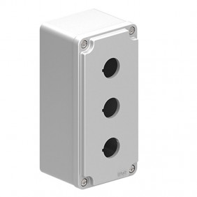 Carcasa metálica Lovato gris IP67 para 3...