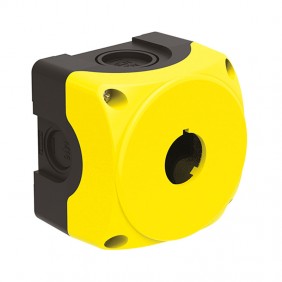 Carcasa de plástico amarilla Lovato IP67 para 1...