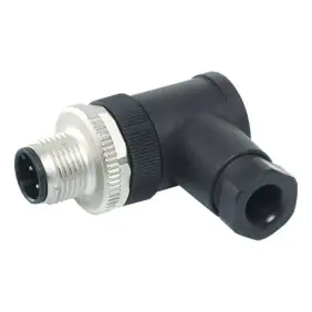 Murr M12 male 90° connector wired 5P 4A 1.5 kV...