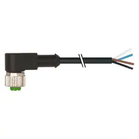 Murr M12 female 90° connector with cable 4P 4A...