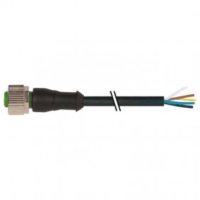 Murr Stecker M12-Buchse 0° mit Kabel 5P 4A 1,5...