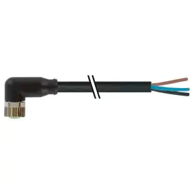 Murr M8 female 90° connector with cable 4P 4A...