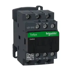 Schneider TeSys LC1D Contactor 3P 12A AC3 380 V...