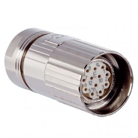Connettore femmina Sick per encoder M23 12 Poli...