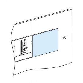 Placa de obturacion Schneider para NS-INS-250V...