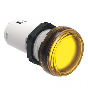 Lovato monoblock LED indicator light Yellow LED...