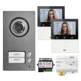 Urmet Two-Family Video Intercom Kit with MIKRA2...