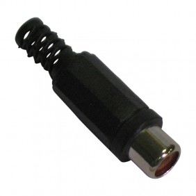 Melchioni RCA Steckdose schwarz mit...