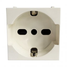 Abb Zenit N2233 BL Enchufe de 2 módulos Schuko...