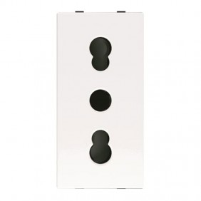 Abb Zenit zweipolige Steckdose N2133 BL 10/16A...