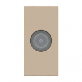 Abb Zenit TV Socket N2150.7 CV Type M Champagne...