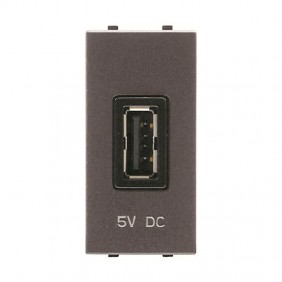 Abb Zenit USB-Steckdose N2185.2 AN Typ A 2A 1...