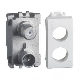 Presa TV-SAT coassiale diretta demiscelata...