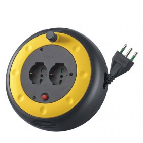Vimar 16A cable reel with 2 universal outlets...