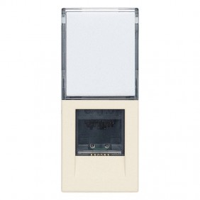 Vimar Linea RJ45 Data Socket with Netsafe Cat....