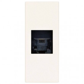 Toma de teléfono RJ11 Vimar Line 6/4 1 Módulo...