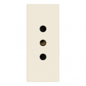 Vimar Linea 10A Steckdose 2P+E P11 Hanffarbig...