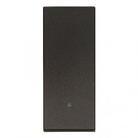 Vimar Line 1P 10AX Interruptor iluminado negro...