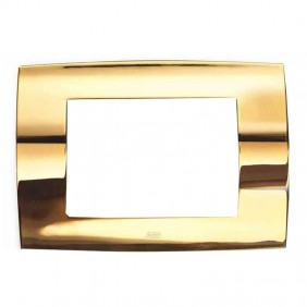 Abb Soft Metal Elos Plate 4 Module Gold...