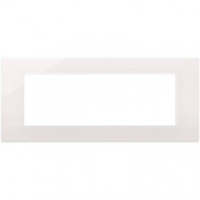 Placa Vimar Reflex Line 7 Módulos Blanco 30657.40