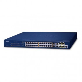 Switch 4 Power 24 porte 10/100/1000T 802.3at e...