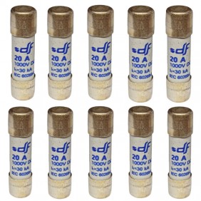 Wimex Sicherung CF10gPV 20A 10,3x38mm 1000V DC...