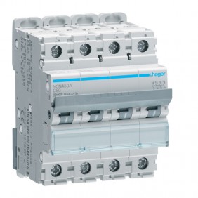 Hager 4P 50A 10KA C Magnetothermal Circuit...