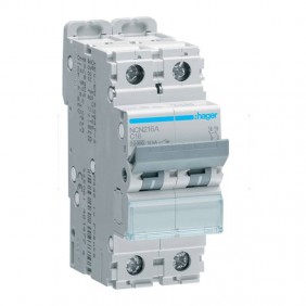 Hager Leitungsschutzschalter 2P 16A 10KA 2...