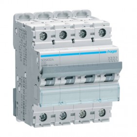 Interruttore Automatico Magnetotermico Hager 4P...