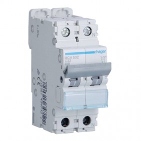 Interruttore magnetotermico Hager 1P+N 32A 6KA...
