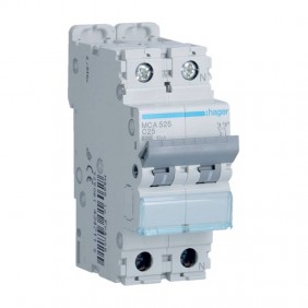 Hager Leitungsschutzschalter 1P+N 25A 6KA Kurve...