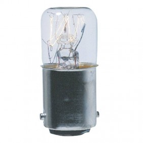 Sirena light bulb 5W incandescent BA 15D 240V...