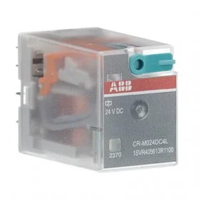 Abb industrial relay CR-M 24V 4 changeover...