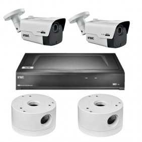 Kit videosorveglianza Urmet IP 5M con NVR 8...
