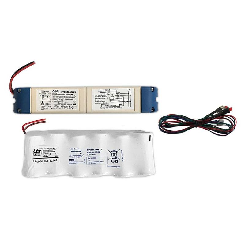 Warnlampe Kit LEF für LED-Lampen 230Vac/dc 7-20W IP20 KITEMLED20