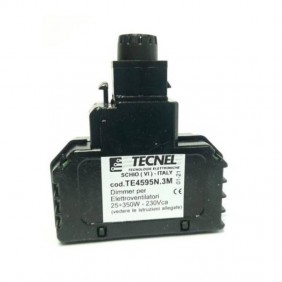 Tecnel Fan Dimmer 25-350W/230V Keystone Black...