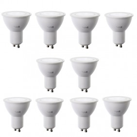 Beghelli Kit LED Bulbs 7W GU10 4000K 10 pieces...
