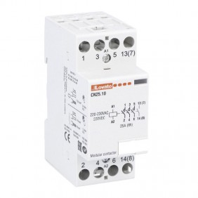 Lovato modular contactor 25A AC1 4NA 230VAC 2...