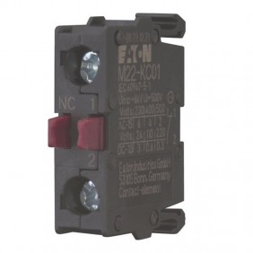 Contacto auxiliar Eaton M22-KC01 NC a Tornillo...