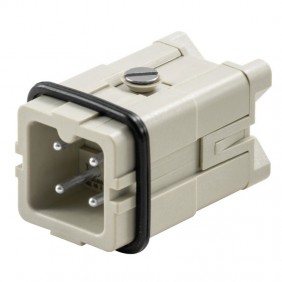 Connecteur à insertion mâle Weidmuller HDC 3P+E...